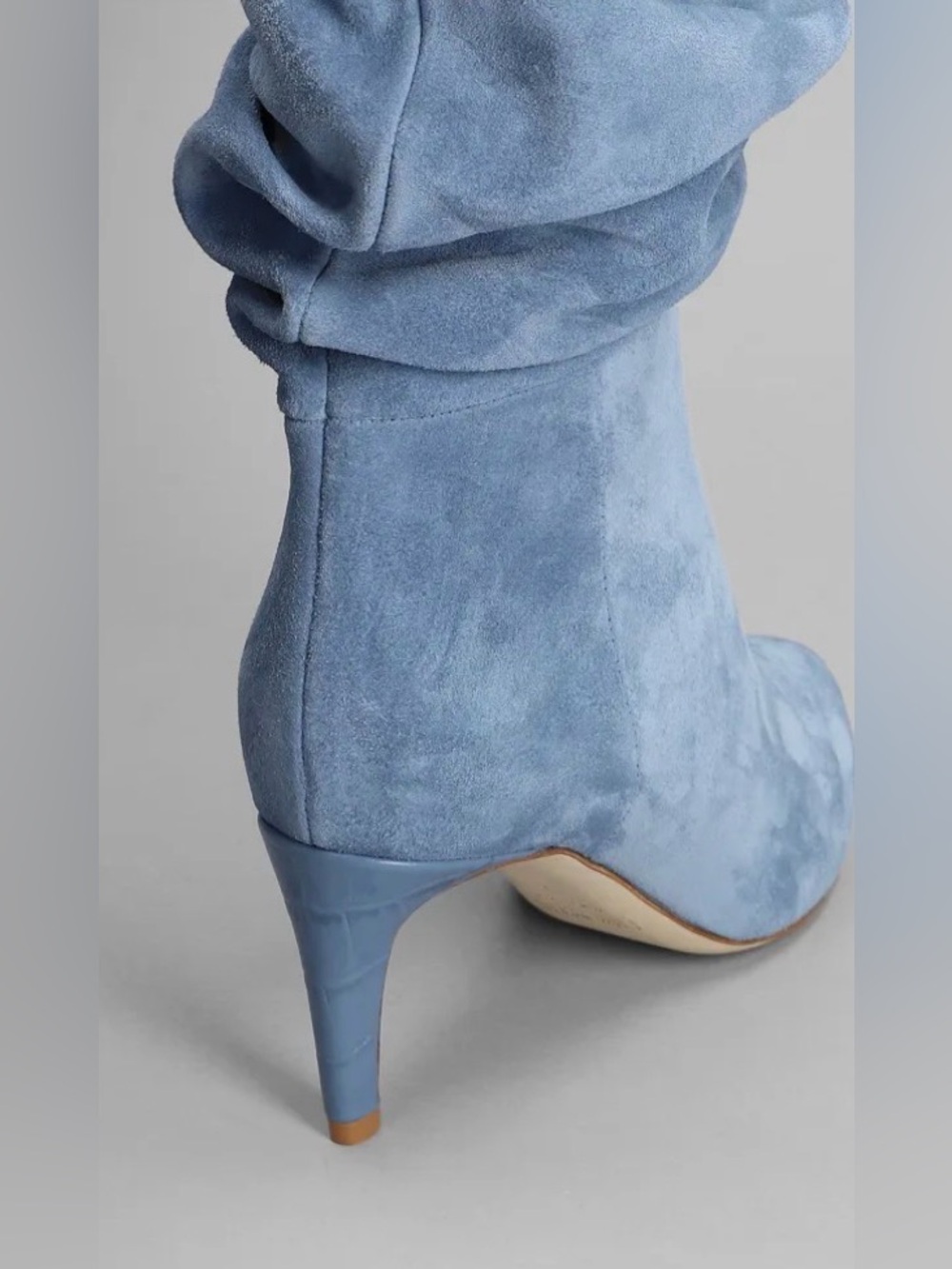 NWT Paris Texas Cyan Suede High Heel Ankle Boots - Picture 4 of 11